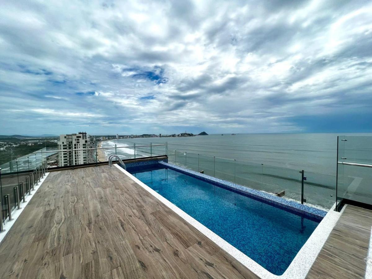 Ferienwohnung Catania Malecon 1101 Vista Panoramica Al Mar Mazatlán Exterior foto